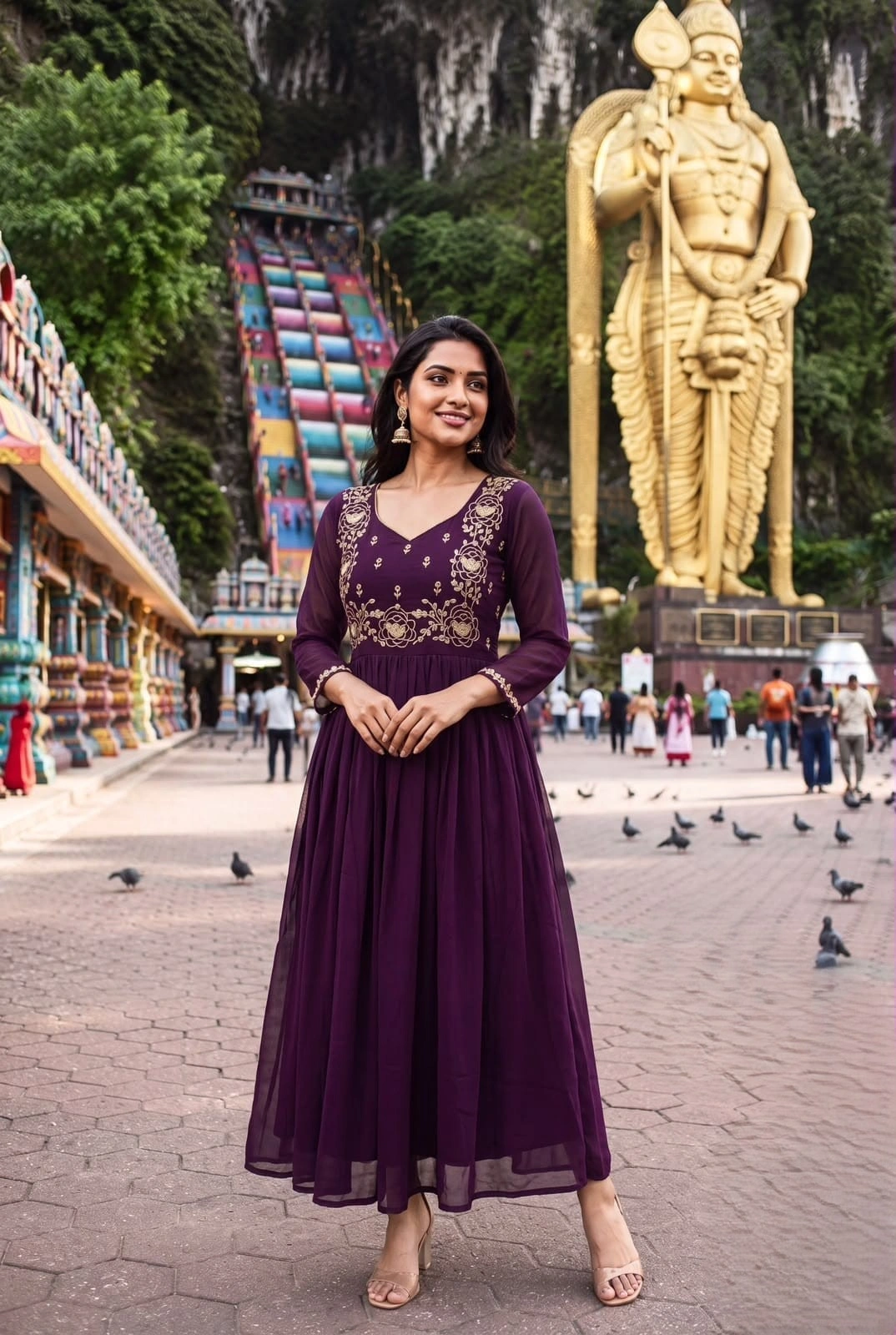 Long Gown Batu Caves